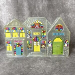 Vintage 1994 Chariot Victor Rainfall clear plastic "My Giving Bank"